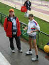Nicole con il coach Cristina