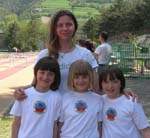 Martina, Benedetta, Valentina con Marina