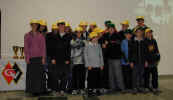 Foto di gruppo con cappeliino