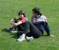 Martine con il coach Simone