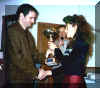 Cristina premiata da Gianluca Garbinato
