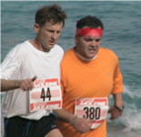 Lallo in azione sulla spiaggia